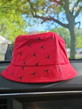 Jordan Boys Youth‎ Bucket Hat Red Black New